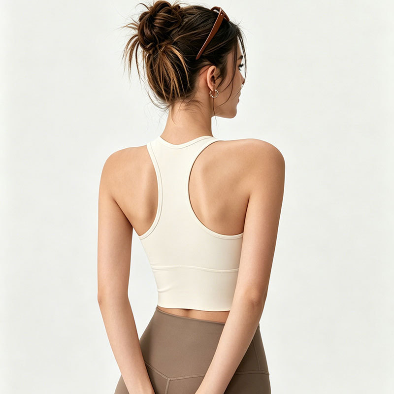 Internet Celebrity Style Racerback Pilates Yoga Tank Top for Women, Beautiful Back, Shockproof, Supportive, Outerwear Fitness Sports Bra Internet Celebrity Style Racerback Pilates Yoga Tank Top for Women, Beautiful Back, Shockproof, Supportive, Outerwear Fitness Sports Bra