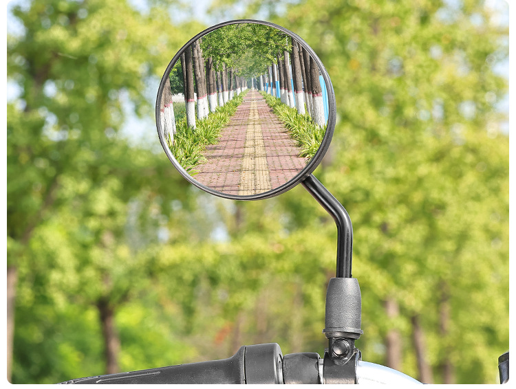 Suitable for Xiaodao Xinri Electric Vehicle Rearview Mirror, Universal High-Definition Reflective Mirror for Battery Vehicles, Short Rod Round Convex Mirror M8