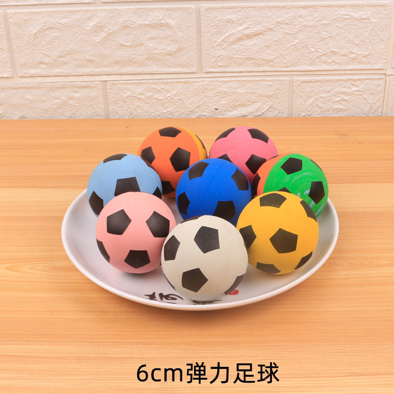 Factory sale 6cm cm hollow squash mini basketball football elastic ball decompression high elastic student toy ball