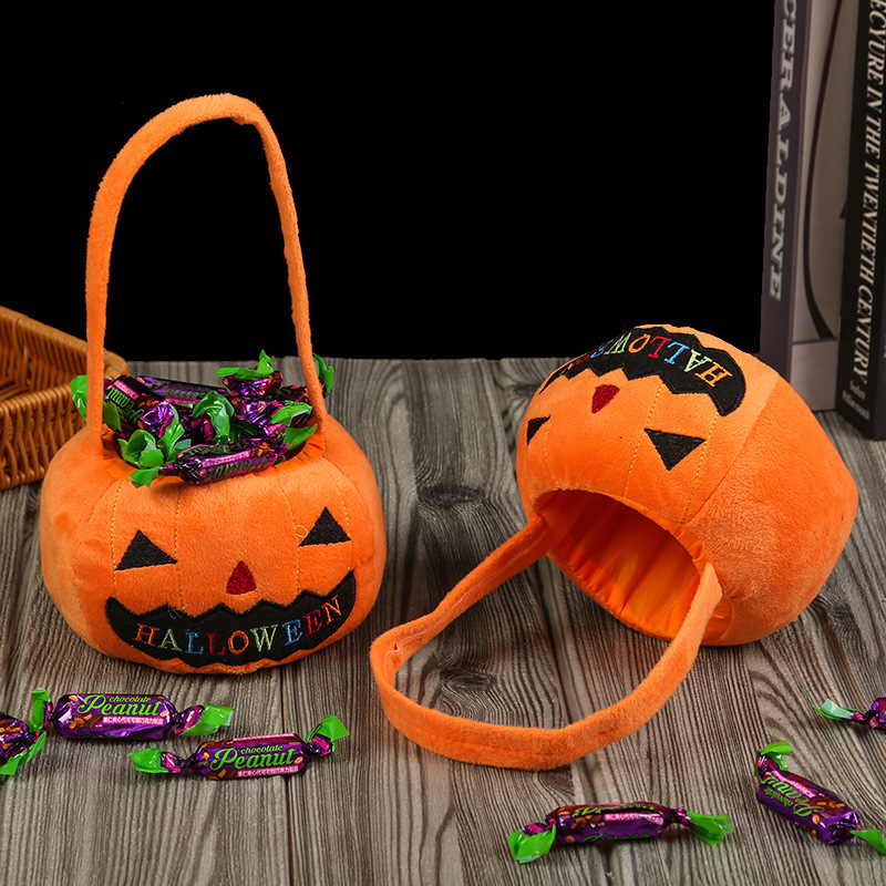 Bolsas de dulces de Halloween, atmósfera de vacaciones, regalos de vestuario, bolsas de mano para niños de la escuela primaria, bolsas de azúcar