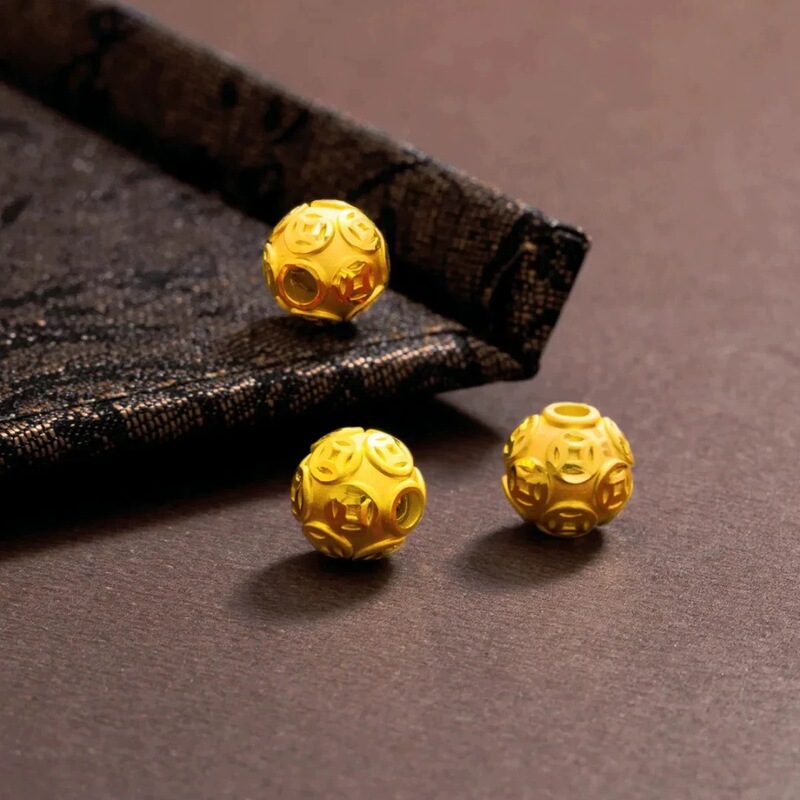 Sand Gold Jewelry Xiangyun Beads Handmade DIY Money Transfer Bead Accessories Women's Accessible Luxury Bead Bracelet Jewelry