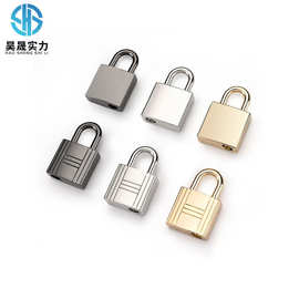 昊晟跨境爆款箱包弹簧小挂锁 锌合金钥匙锁扣 拉力扣装饰防盗锁