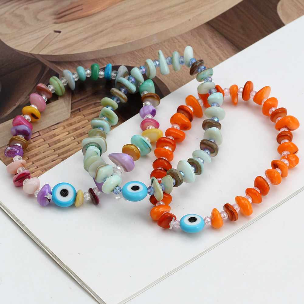 Fashion Eye Copper Inlay Zircon Bracelets 1 Piece