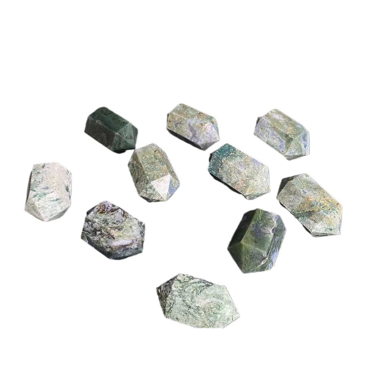 Agate natural water, natural ore for pillar, decorations for office, accessory
