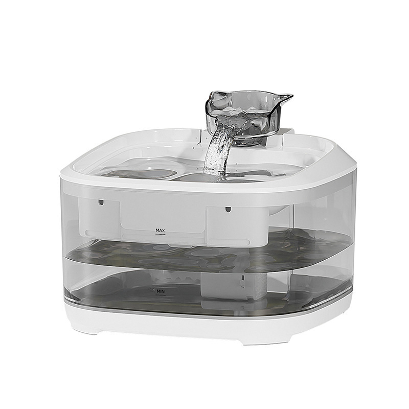 Nuevo dispensador de agua ultra silencioso para mascotas, filtro de circulación de gran capacidad, dispensador automático de agua para gatos y perros inteligentes.