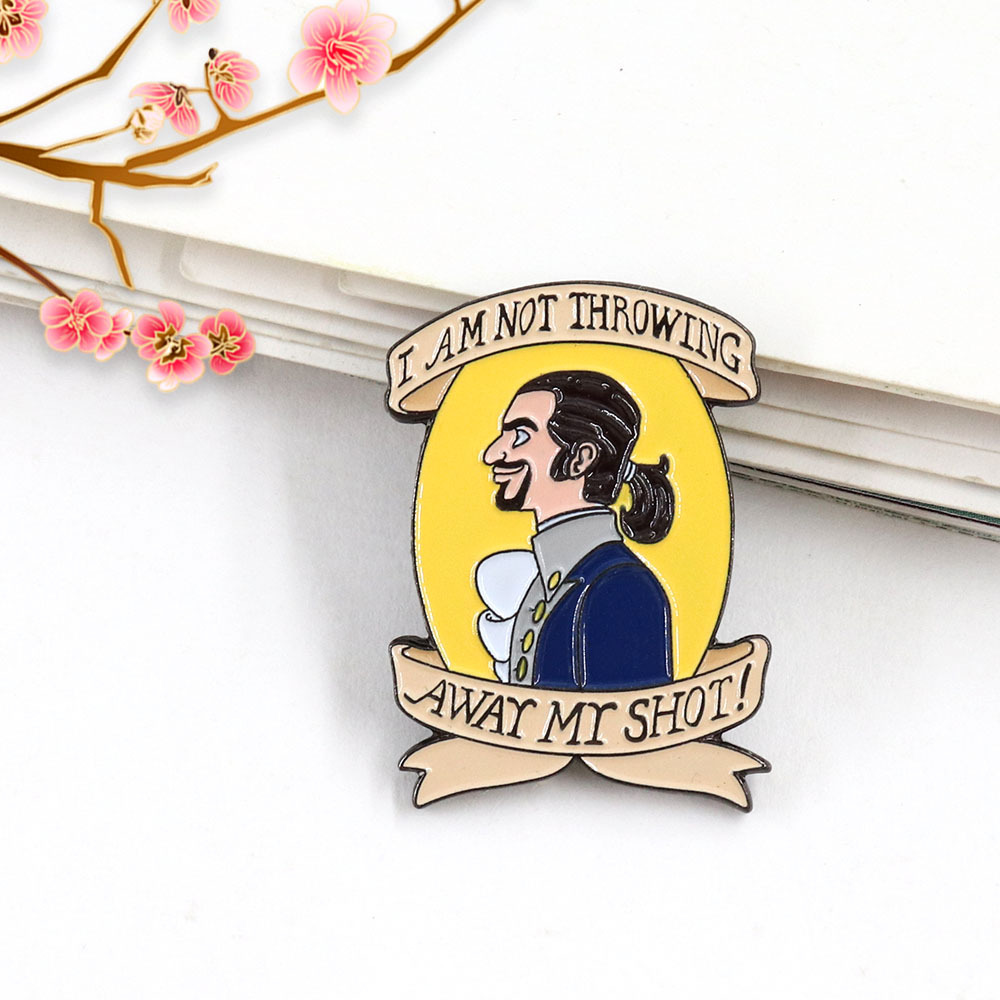 Hamilton Music Inspired Badge Theater Gift Fashion Gift Jewelry Accessories