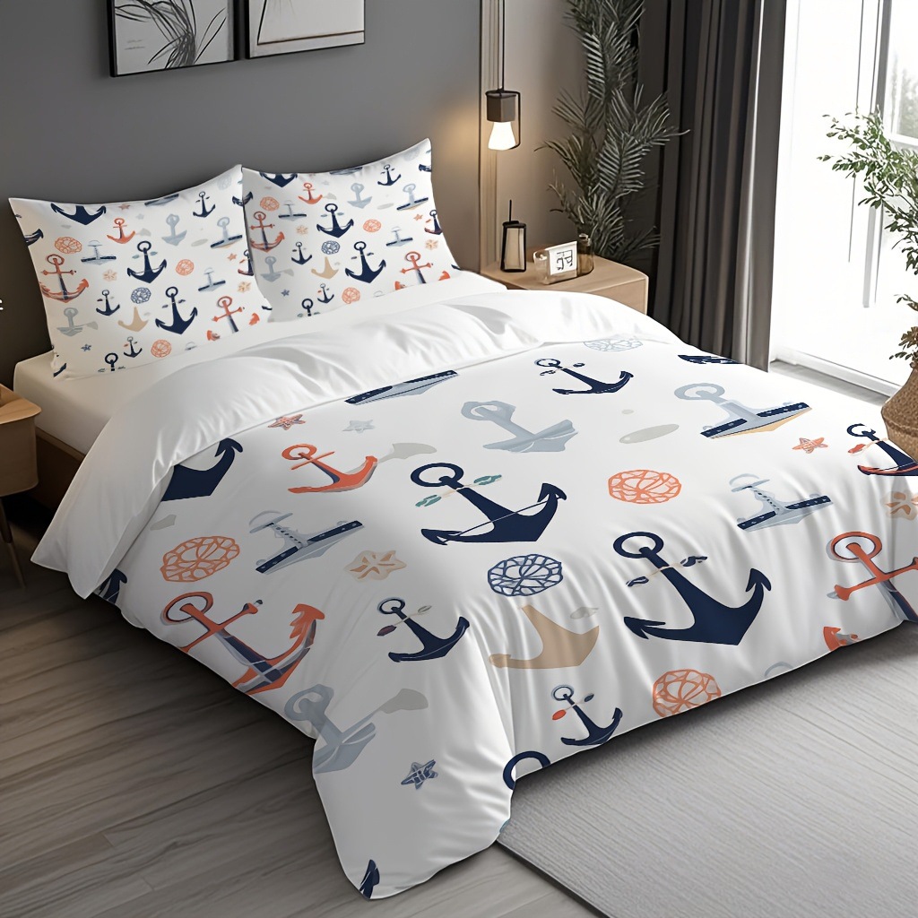 Texteles caseros abrasivos impresión digital piel-profiliable edredón kit de barco flácida mano fábrica de fuente TEMU / JIT Nordic