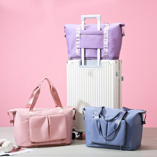 Folding universal travel bag to go out, sports bag wet and dry separation, luggage organizer bag 4