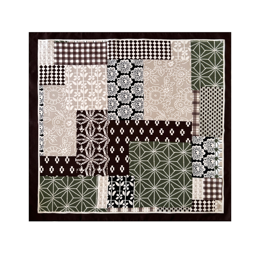 Femmes Style Vintage Style Simple Géométrique Motif À Chevrons Écharpe En Soie display picture 9