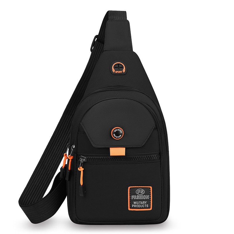 Bolso de pecho de gran capacidad al aire libre bolso de teléfono móvil de ciclismo multicapa bolso de hombro multicapa bolso de transporte de viaje coreano