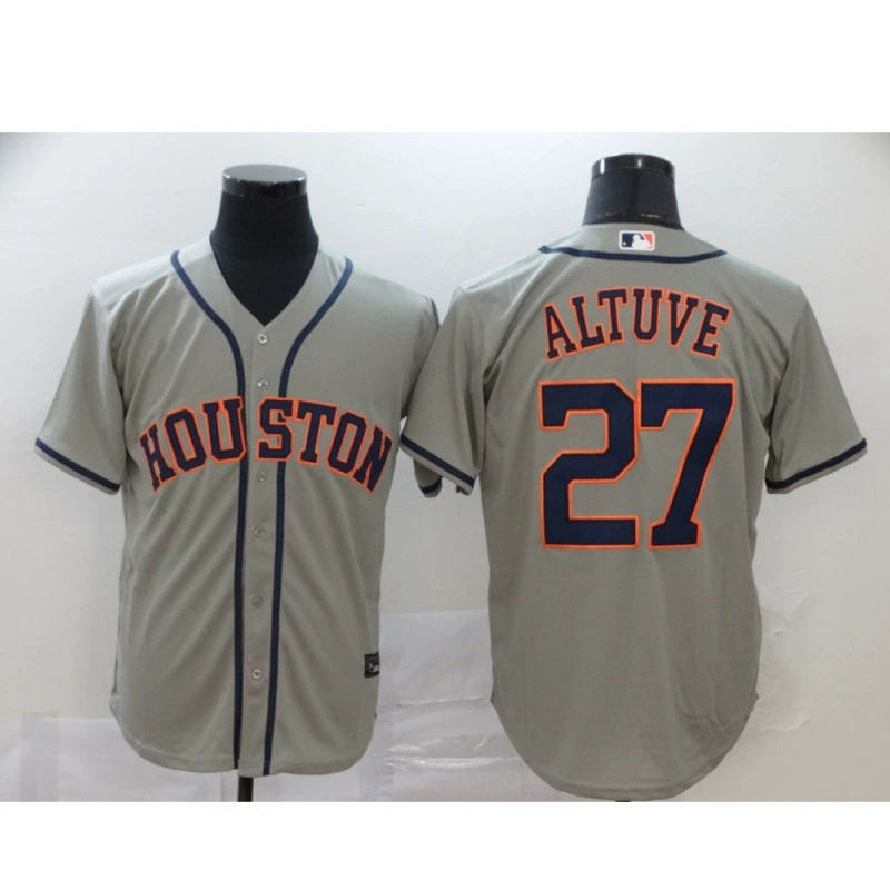 Его Astros Houston Astros кросс-бордер джерси 2#Брегман 27#Алтуве вышитая бейсбольная джерси