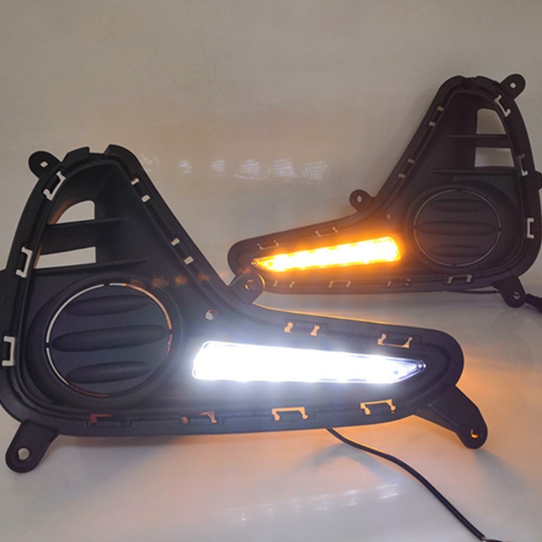 Adecuado para moderno I10 luz diurna I10 LED conducción diurna fuera de la luz antiniebla marco modificación image 4