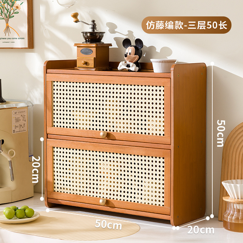 中古风桌面杯柜防尘水杯置物架餐桌杯子收纳架咖啡杯马克杯储物柜|undefined