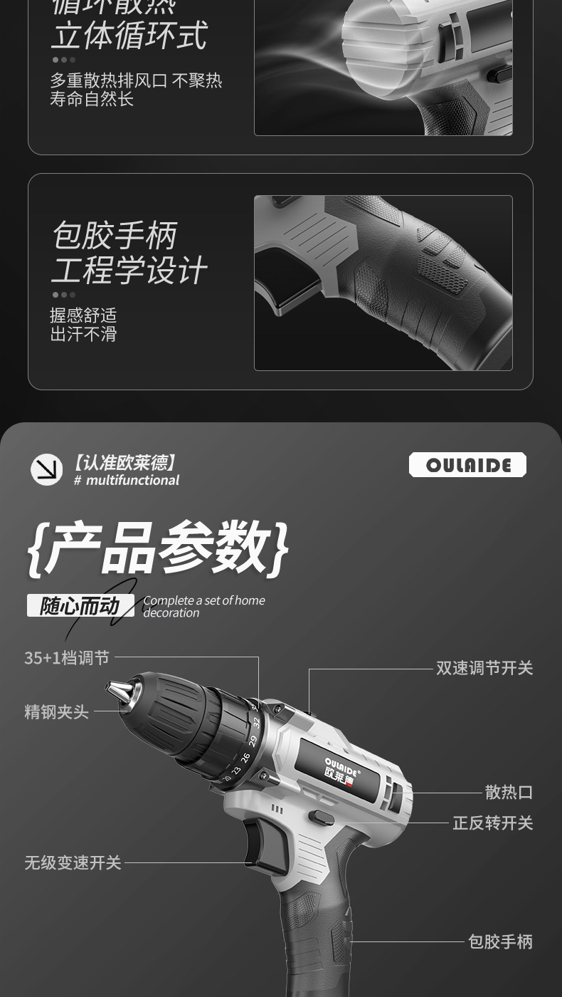 家用工具套装大全工具箱木工维修多功能电钻电动五金电工专用组合