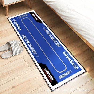 Motorcycle Display Mat with Advertising | Avtomobil döşəmə paspasları - mt12-40120cm-crystal-velvet-dot-plastic-bottom