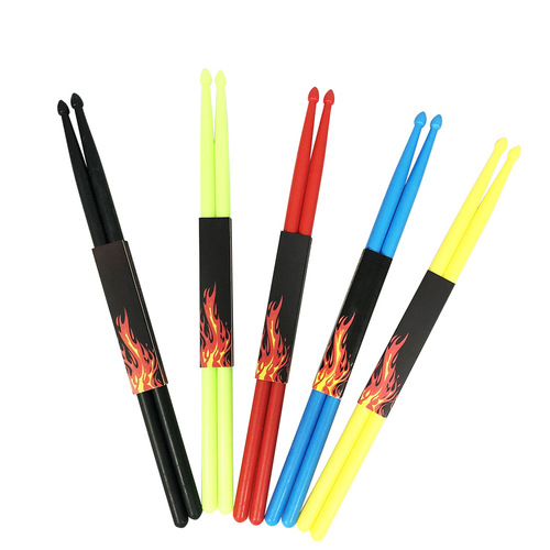 Wholesale percussion accessories drum drum sticks nylon drum sticks 5A drumsticks jazz drum hammers children's beginner drum sticks