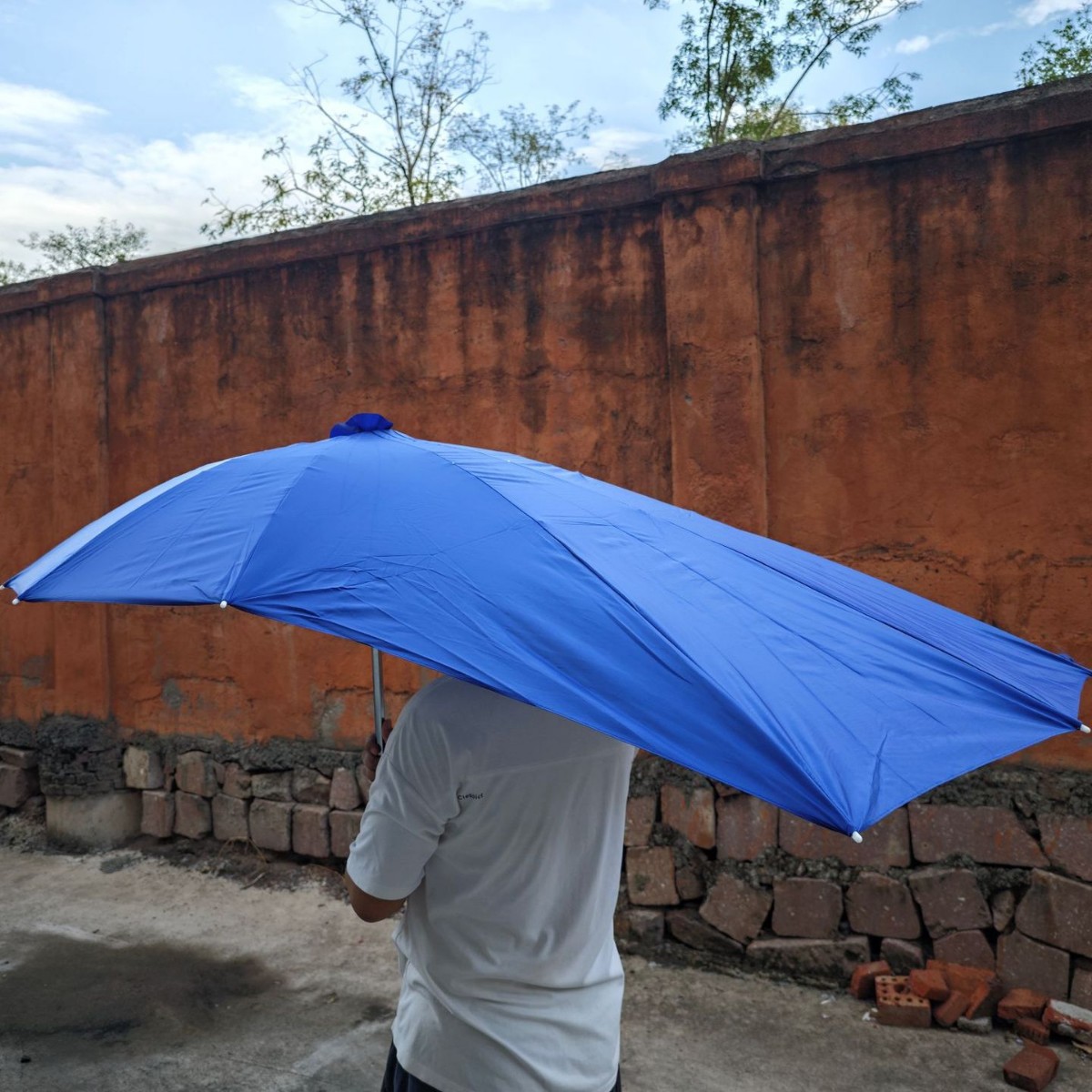 Solid Color Electric Vehicle Umbrella, Extended Electric Vehicle Sunshade Umbrella, Universal Scooter Battery Vehicle Umbrella, Rain Shelter, Custom Flower