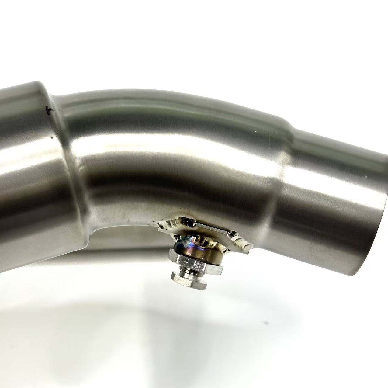 Suitable for Kawasaki ZX6R motorcycles, titanium alloy mid-to-rear exhaust, 09-26, direct fit without modification