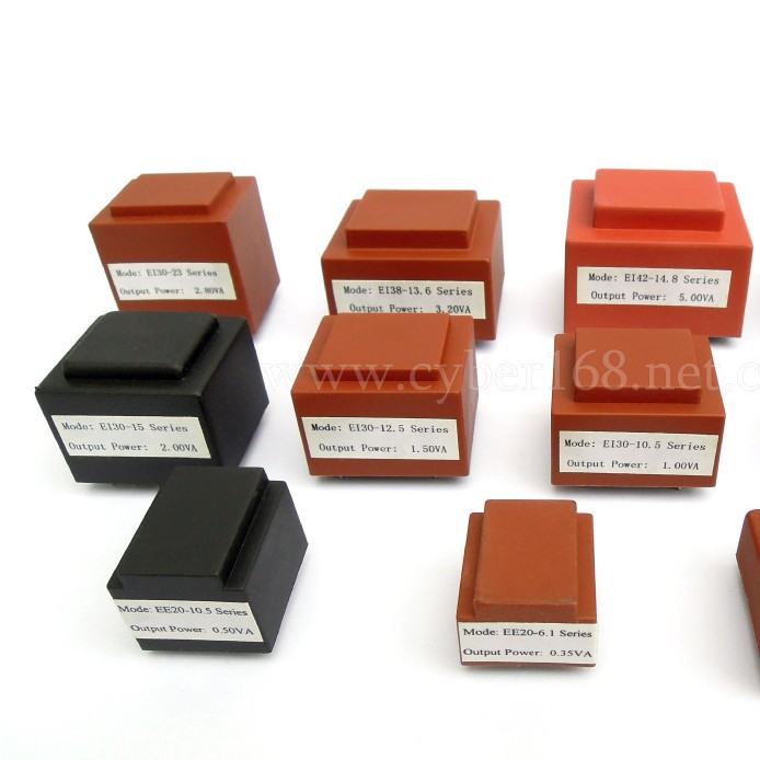 2.0VA2W EI28/18 EI28 series CE低频工频环氧灌封电子隔离变压器