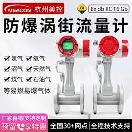 美控防爆涡街流量计沼气氢气氧汽油石油液体甲烷工业天然气流量计
