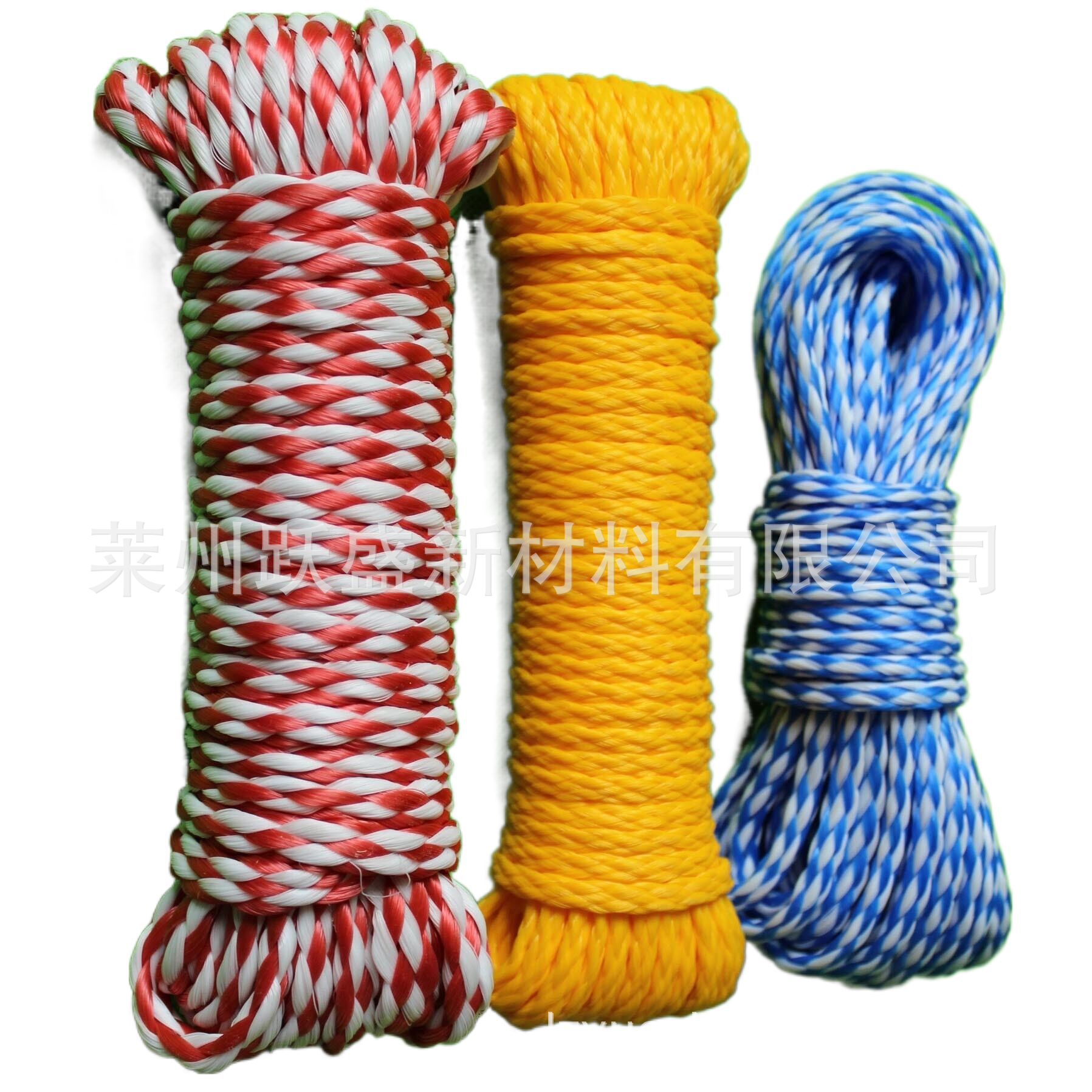 样品专拍每米价滑水绳PE中空编织绳聚乙烯编织绳中空绳船用启动绳