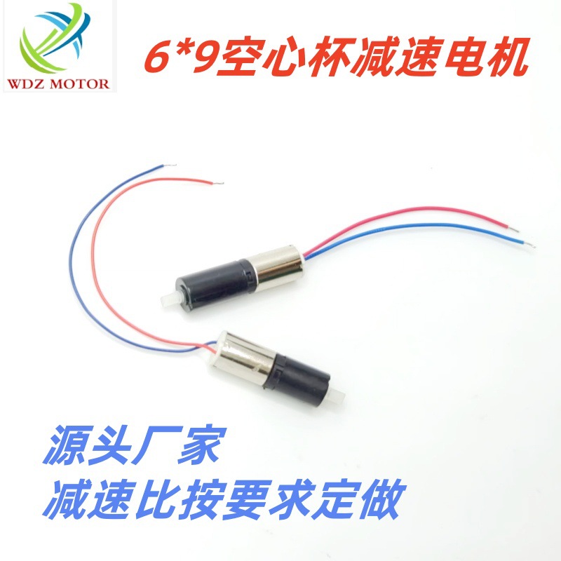 热销6*9智能指纹锁机器人空心杯减速电机车载专业美甲牙科马达厂