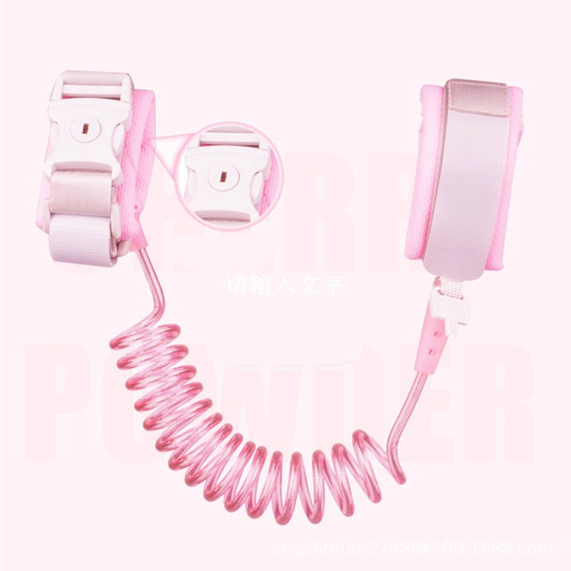Anti-lost wristband with key and leash for children, wholesale cross-border anti-lost wrist strap for kids and babies