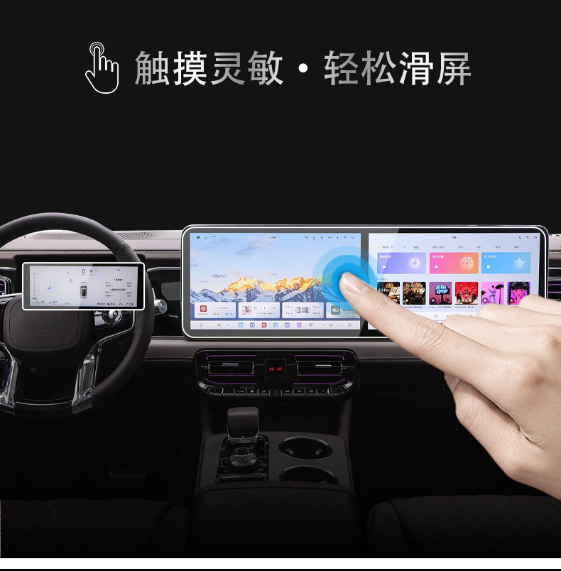 Suitable for Beijing Off-road Taian 700 central control navigation instrument interior display screen protective tempered film car accessories