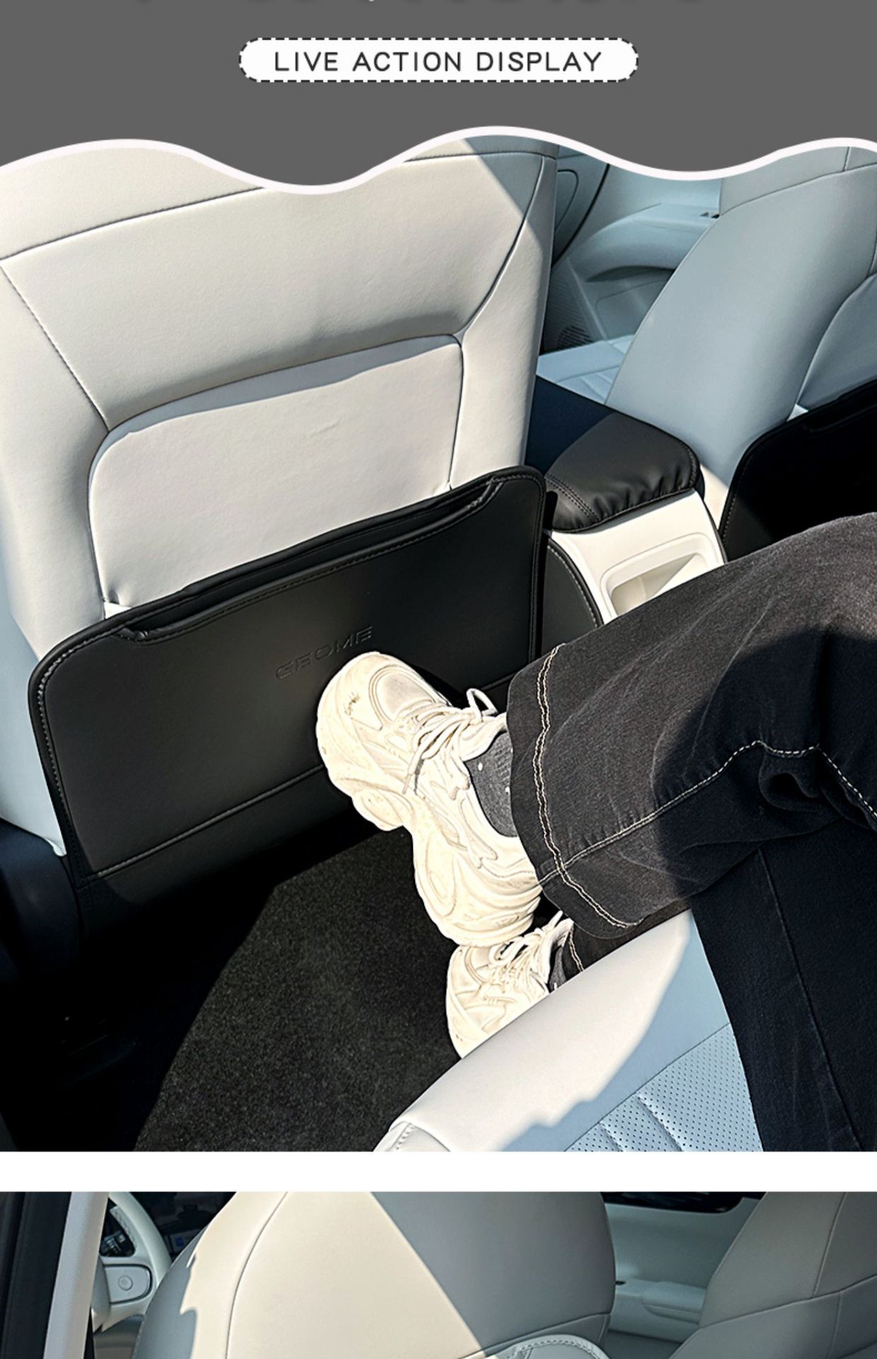 Suitable for Geely Xingyue rear seat anti-kick pad, center console armrest box protective pad, dustproof and dirt-resistant modification accessories