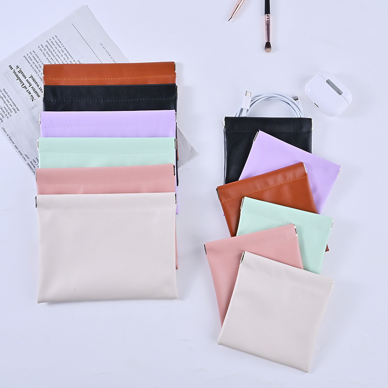 Automatic Closing Storage Bag, Coin Purse, Earphone Storage Bag, Portable Lipstick Makeup Bag, Jewelry Bag, Coin Purse Automatic Closing Storage Bag, Coin Purse, Earphone Storage Bag, Portable Lipstick Makeup Bag, Jewelry Bag, Coin Purse