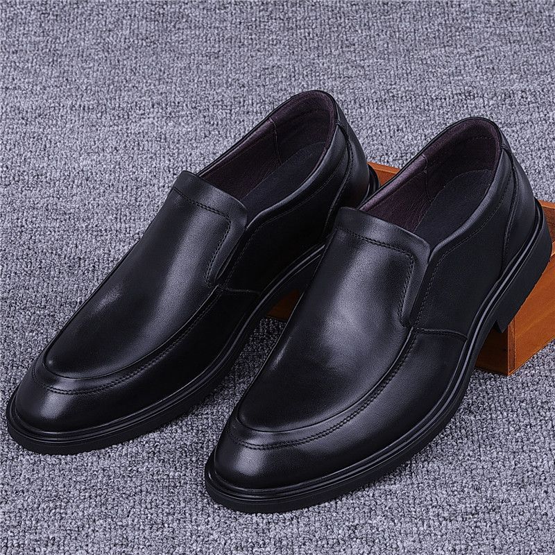 Professional Men’s Leather Business Shoes Formal Work Wedding_voghion.com