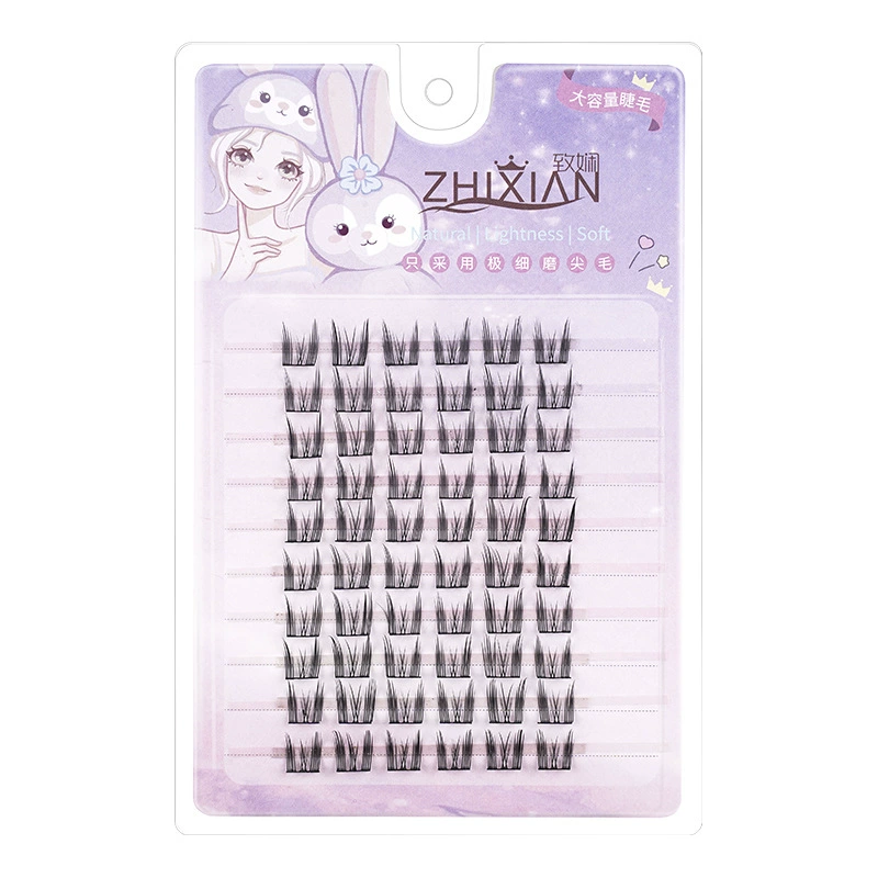 Dense False Eyelashes for Extension, Multi-Style Individual Cluster Flare Kit, Reusable