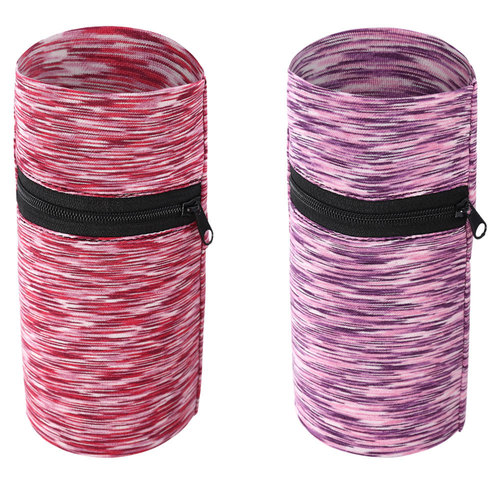 Outdoor sports wrist bag running mobile phone arm cover high elastic portable storage change key zipper hand guard wrist cloth bag