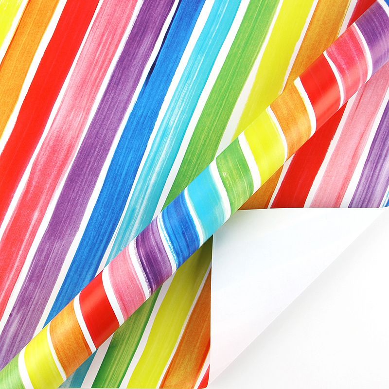 El popular juego de papel de regalo colorido de Amazon para el Día de San Valentín, papel de regalo para cumpleaños, papel de fondo para cubiertas de libros. image 10