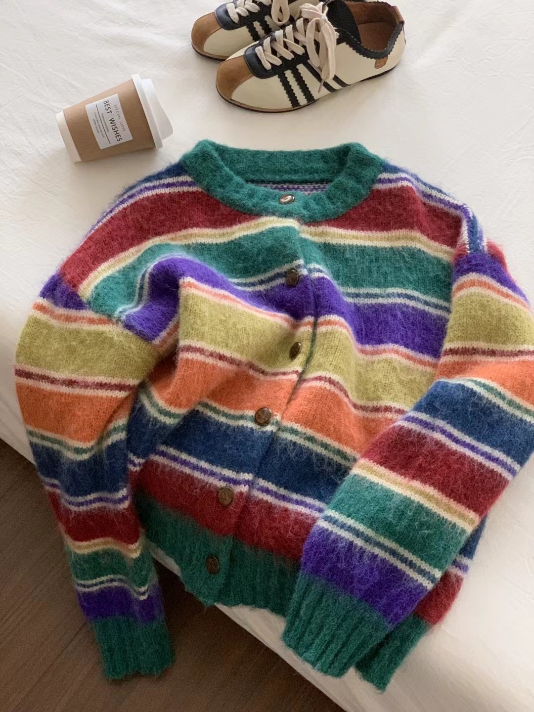 Rainbow cardigan