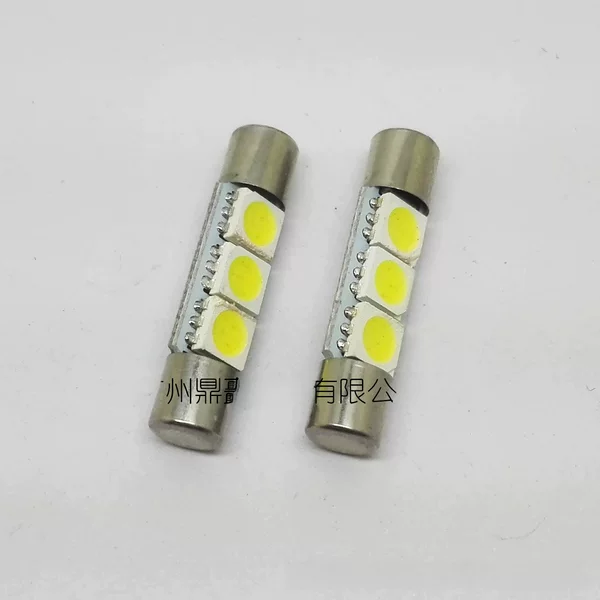 Flat head double tip ST6-5050-3SMD 29mm B6LED cosmetic mirror light sunshade light map light reading light
