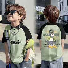 ����POLO���д�ͯ���޶��䳱2025�ļ���ͯʱ��˧��ƴ��ײɫ����