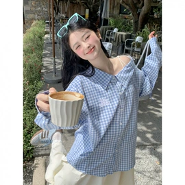 女式衬衫;上衣;大码衬衫