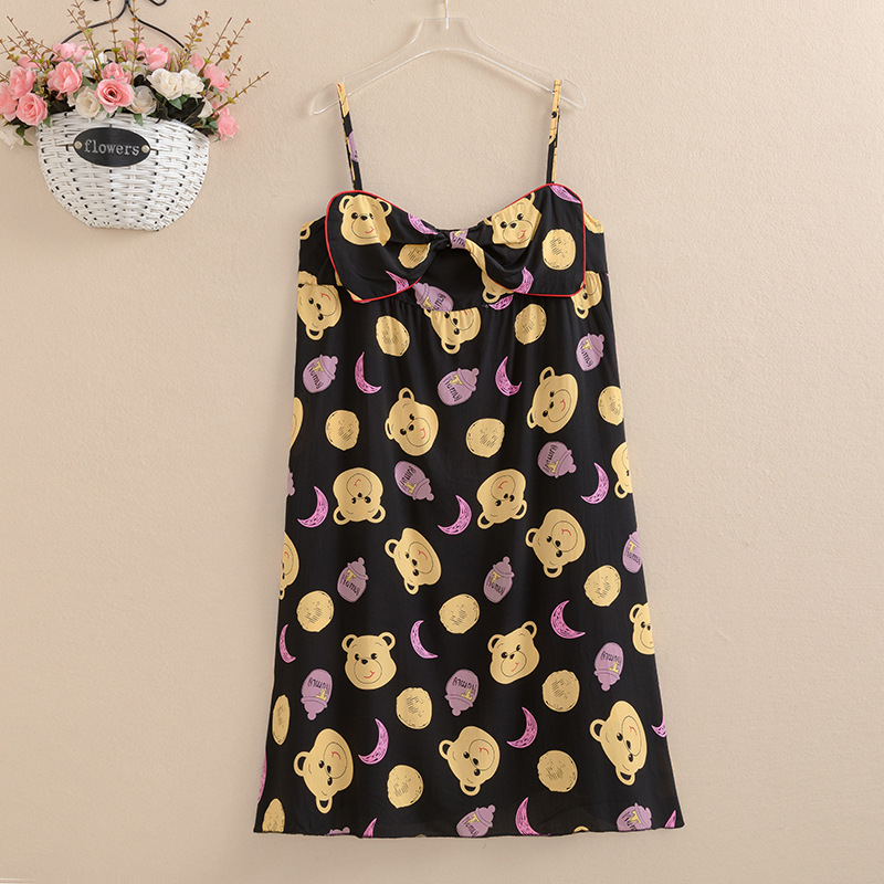 Wholesale Cotton Silk Nightgown, Feminine Suspender Rayon Pajamas, Home Clothes, Japanese Style Sweet Loose Woven Cotton Skirt Wholesale Cotton Silk Nightgown, Feminine Suspender Rayon Pajamas, Home Clothes, Japanese Style Sweet Loose Woven Cotton Skirt