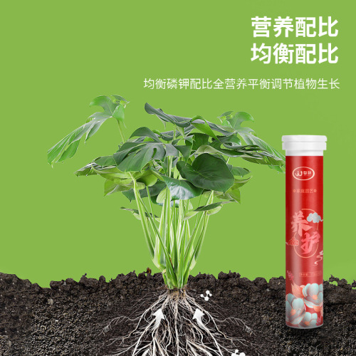 Home gardening plant nutrition slow-release controlled-release fertilizer tablets general-purpose long-lasting flower fertilizer for flowers, green plants and succulents