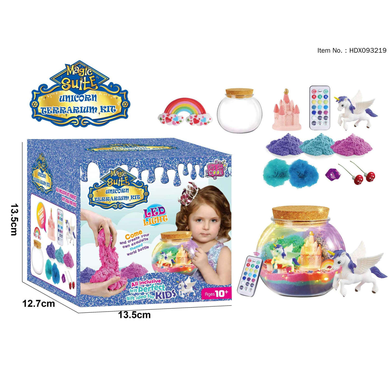 HDX093219LED 야간 조명 장식품 시리즈-유니콘