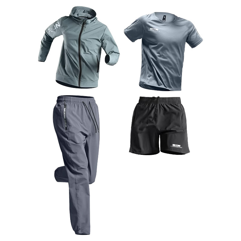Ropa de entrenamiento para hombres primavera y otoño ropa de ocio secadora rápida al aire libre ropa de entrenamiento profesional para carreras matutinas