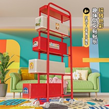 零食小推车置物架婴儿用品玩具收纳柜架夹缝客厅抽拉收纳筐架子