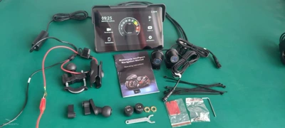 Motorcycle driving recorder and rear 2K dual recording - main-unit-camera-tire-pressure-monitoring