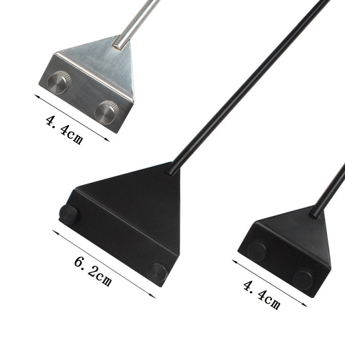 Algae removal knife, moss wiper, fish tank cleaning tool, aquarium fish tank descaler, stainless steel fish tank algae scraper