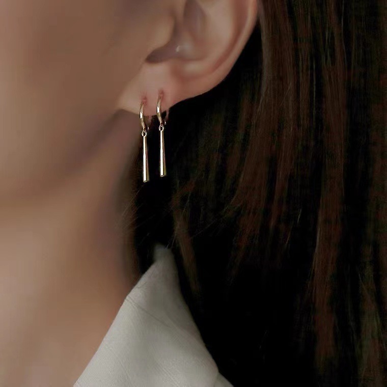 s999 sterling silver earrings for women saolong same style earrings for men new trendy personalized temperament earrings jewelry wholesale