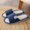 Summer non-slip slippers suitable for men and women for beloved indoor, cotton and linen, wholesale