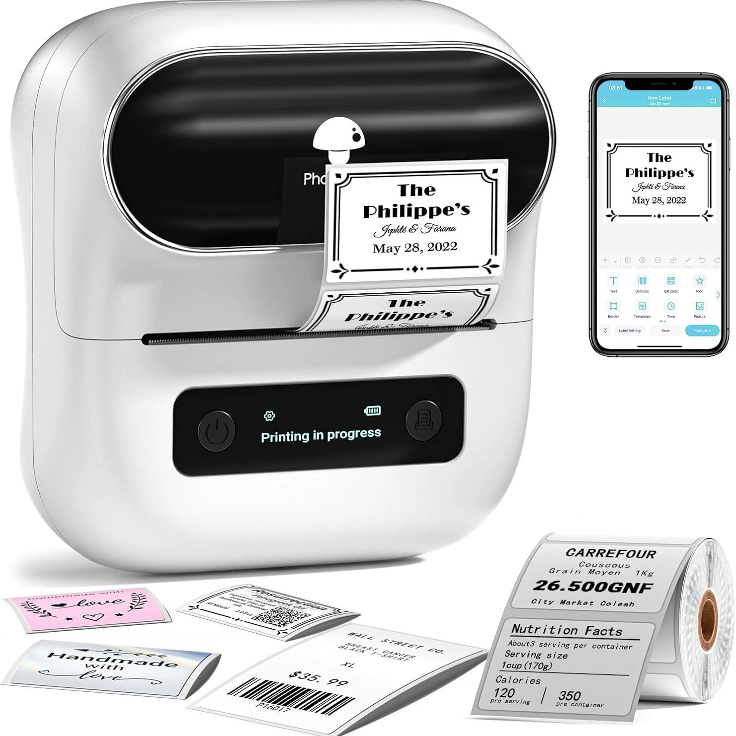 Phomemo (Cross-border trading), printer for commercial use, bluetooth