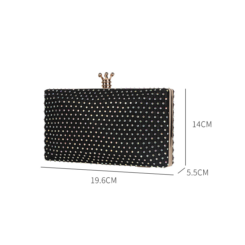 Bolso de noche crossbody europeo y americano transfronterizo versátil elegante moda de las mujeres cadena portátil bolsa de hombro de las axilas al por mayor