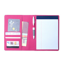 变色PU A5文件夹 行政办公用带便签本专供亚马逊